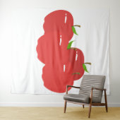 赤いリンゴのタペストリー タペストリー (インサイチュ(横))