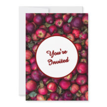 赤いリンゴのパーティー カスタマイズ可能