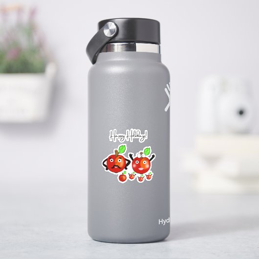 赤いリンゴ シール (HydroFlask)