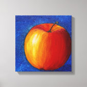 赤いリンゴ – 静止画絵画のキャンバス印刷 キャンバスプリント (正面)