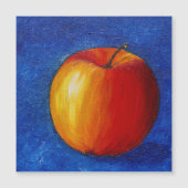 赤いリンゴ – 静物絵画の (正面)