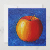 赤いリンゴ – 静物絵画の (正面)