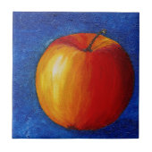 赤いリンゴ – 静物絵画の タイル (正面)