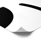 赤いリンゴ：黄金のテクスチャパターン。 ポスター (角)