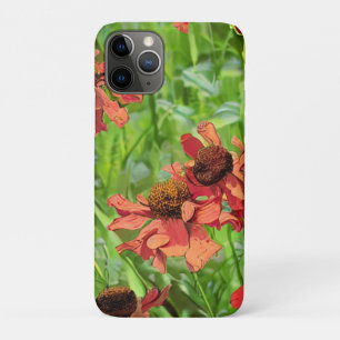 赤いルドベキアの花 iPhone 11 PROケース