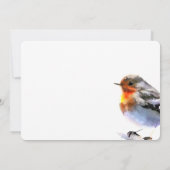 赤いルビンの葬儀お礼カード 招待状 (裏面)