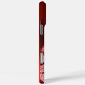 赤いルビー玉にフクロウを入れたミュージカル猫 Case-Mate iPhoneケース (裏面 / 右)