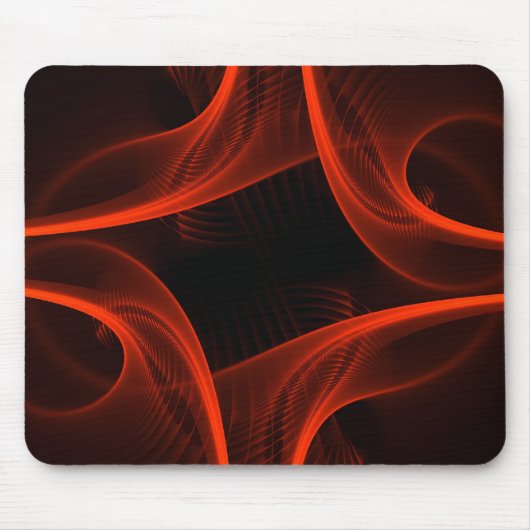 赤いループ刃 マウスパッド (正面)