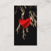 赤いレインボーハート(黒) 名刺 (裏面)