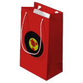 赤いレコード スモールペーパーバッグ (裏面アングル)