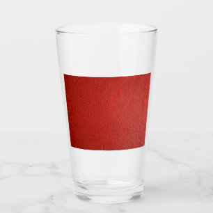 赤いレザーテクスチャ タンブラーグラス