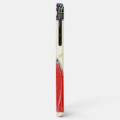 赤いレディ、美しいファッション衣装デザインモノグラム Case-Mate iPhoneケース (裏面/左)