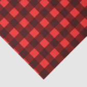 赤いレトロのクリスマスの休日のタータンチェック格子縞 薄葉紙 (詳細)