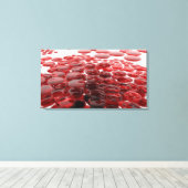 赤いレンズ豆 キャンバスプリント (インサイチュ (ウッドフロア))