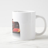 赤いレーシングカー ジャンボコーヒーマグカップ (右)