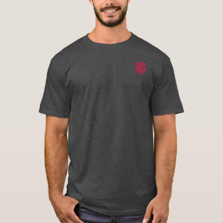 赤いレースのドラゴンエンブレム | Blossom Basics Tシャツ