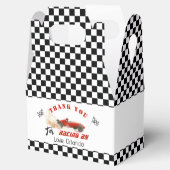 赤いレースカーボーイレーシング誕生日感謝していあなた フェイバーボックス (オープン)