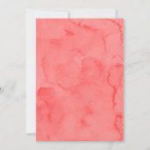 赤いレースカー私は3人の誕生日 招待状 (裏面)