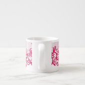 赤いレース エスプレッソカップ (裏面)