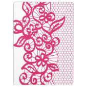 赤いレース クリップボード (裏面)