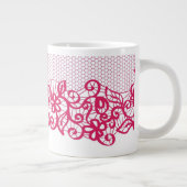 赤いレース ジャンボコーヒーマグカップ (右)