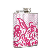 赤いレース フラスク (右)