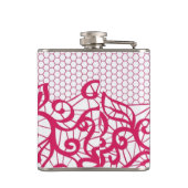 赤いレース フラスク (裏面)