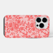 赤いレース iPhoneケース (裏面横)