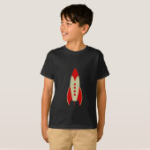 赤いロケット Tシャツ (正面フル)