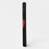 赤いロゴの携帯電話の箱-バテービアのマーチングバンド Case-Mate iPhoneケース (裏面/左)