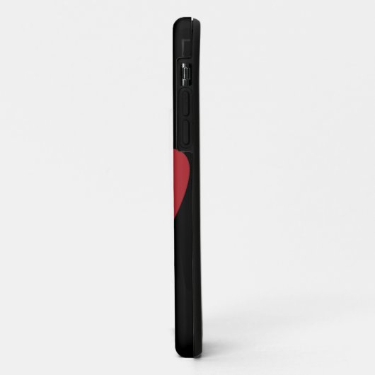 赤いロゴの携帯電話の箱-バテービアのマーチングバンド Case-Mate iPhoneケース (裏面/左)