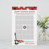 赤いロックスターロックバイバイベイビーシャワービンゴゲーム (スタンド正面)