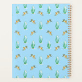 赤いロビンスと雪だるま春パターン プランナー手帳 (裏面)