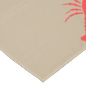 赤いロブスター模様 テーブルクロス (アングル)