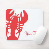 赤いロブスター マウスパッド (マウス)