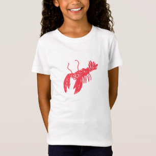 赤いロブスター Tシャツ