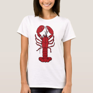 赤いロブスター Tシャツ