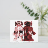 赤いロボット招待 招待状 (スタンド正面)