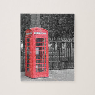 赤いロンドンPhonebox ジグソーパズル