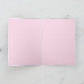 赤いローズウォーターカラーフラワーフローラマザーズ日カード カード (内部)