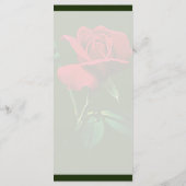 赤いローズブドメニュー1つ… メニュー (裏面)