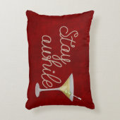 赤いロープを「しばらく待て」 アクセントクッション (正面(垂直))