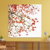 赤いローワン果実又はアッシュベリー キャンバスプリント (インサイチュ (リビング))