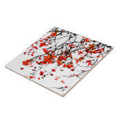 赤いローワン果実又はアッシュベリー タイル (側面)