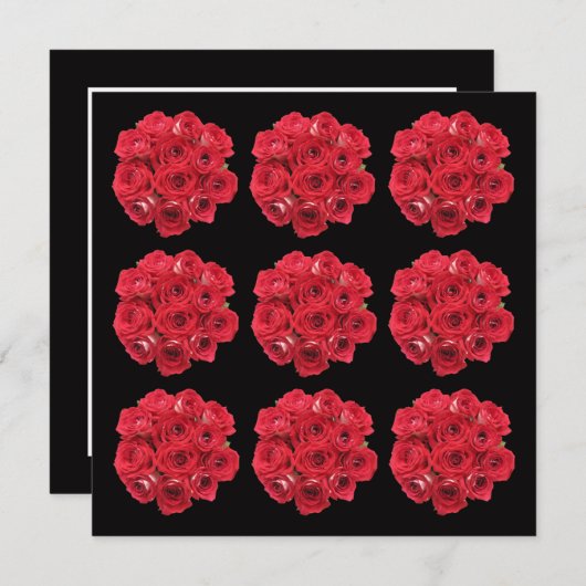 赤いロ素晴らしーズブークツボークリニューアル 招待状 (正面/裏面)