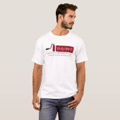 赤いロ絵を描ーラー、ペインター&デコレーター広告 Tシャツ (正面フル)