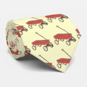 赤いワゴンタイ ネクタイ (ロール)