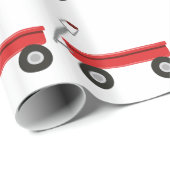 赤いワゴン ラッピングペーパー (ロールコーナー)