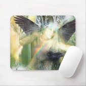 赤いワタリガラスによる私の虹 マウスパッド (マウス)