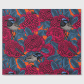 赤いワラタと妖精のレンチ ラッピングペーパー (フラット)